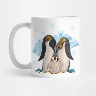 cute family of penguins Mug